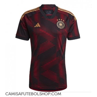 Camisa de time de futebol Alemanha Replicas 2º Equipamento Mundo 2022 Manga Curta